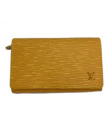 LOUIS VUITTON（ルイ ヴィトン）の古着「ポルトモネ・ビエ・トレゾール/2つ折り財布」｜イエロー