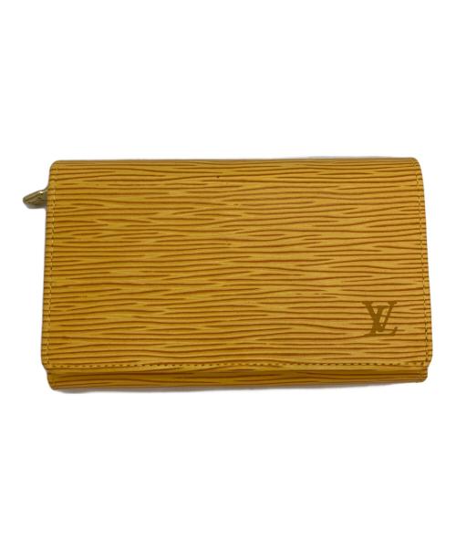 LOUIS VUITTON（ルイ ヴィトン）LOUIS VUITTON (ルイ ヴィトン) ポルトモネ・ビエ・トレゾール/2つ折り財布 イエロー サイズ:-の古着・服飾アイテム