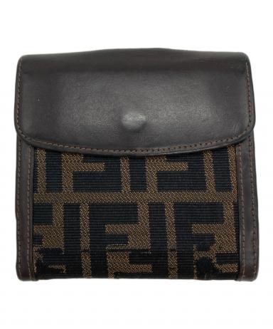【中古】 Fendi フェンディ  メンズ財布 ズッカ  二つ折り 財布 サイフ ズッカ柄 24011506 YM 中古・古着通販】FENDI (フェンディ) ズッカ柄2つ折り財布 ブラウン