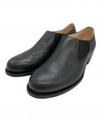 Post Productionポストプロダクション）の古着「Mil-Dress-Calf/レザーシューズ」｜ブラック