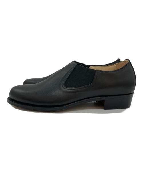 Post Production（ポストプロダクション）post production (ポストプロダクション) Mil-Dress-Calf/レザーシューズ ブラック サイズ:7の古着・服飾アイテム