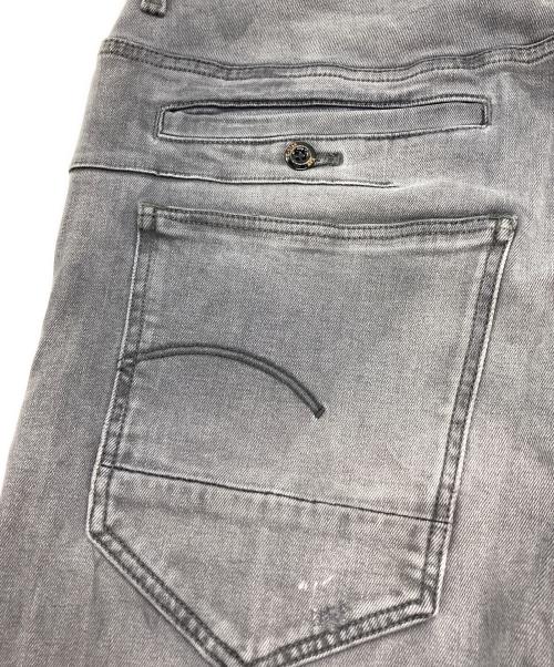 G-STAR RAW（ジースターロゥ）G-STAR RAW (ジースターロゥ) D-STAQ 3D SLIM//ダメージデニムパンツ グレー サイズ:W32×L32の古着・服飾アイテム