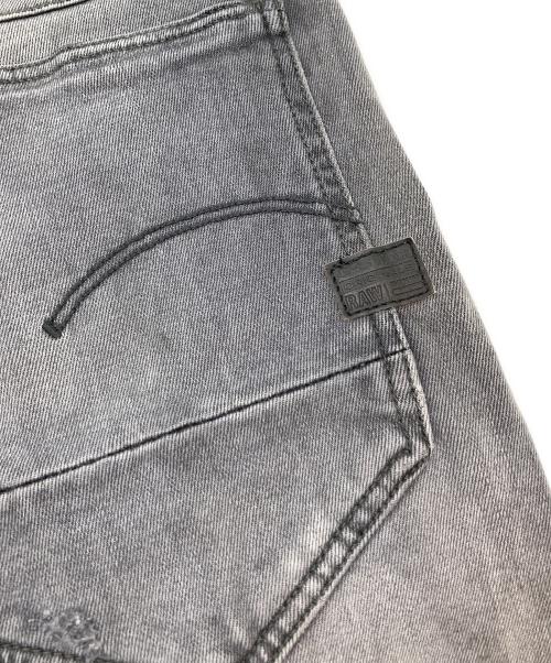 G-STAR RAW（ジースターロゥ）G-STAR RAW (ジースターロゥ) D-STAQ 3D SLIM//ダメージデニムパンツ グレー サイズ:W32×L32の古着・服飾アイテム