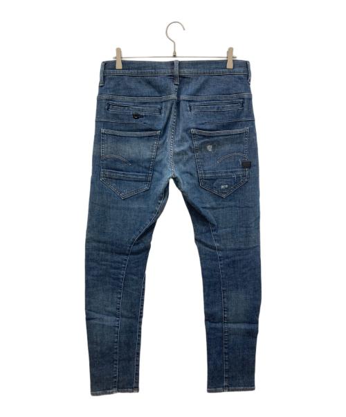 G-STAR RAW（ジースターロゥ）G-STAR RAW (ジースターロゥ) D-STAQ 3D SLIM//ダメージデニムパンツ インディゴ サイズ:W31×L30の古着・服飾アイテム