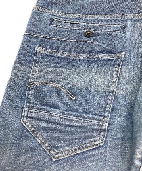 G-STAR RAW（ジースターロゥ）G-STAR RAW (ジースターロゥ) D-STAQ 3D SLIM//ダメージデニムパンツ インディゴ サイズ:W31×L30の古着・服飾アイテム