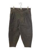 JELADOジェラード）の古着「the 2 monkeys Doggerland Pants/タックパンツ」｜ダークオリーブ