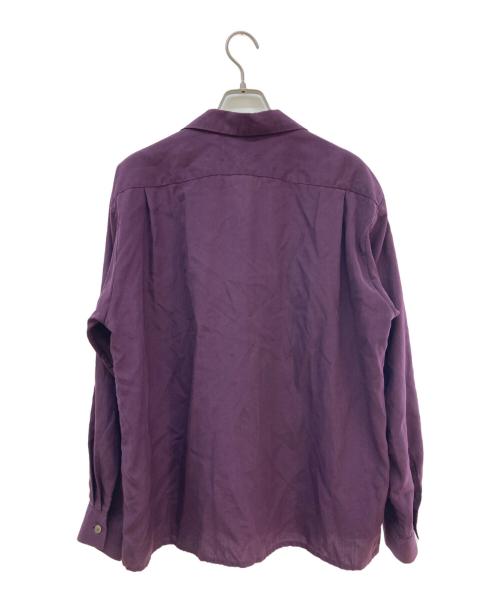 URU（ウル）URU (ウル) オープンカラーシャツ パープル サイズ:1の古着・服飾アイテム