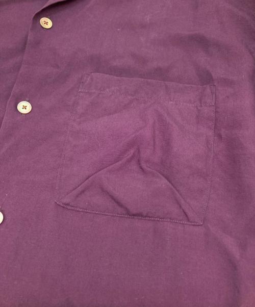 URU（ウル）URU (ウル) オープンカラーシャツ パープル サイズ:1の古着・服飾アイテム