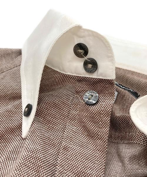 DOLCE & GABBANA（ドルチェ＆ガッバーナ）DOLCE & GABBANA (ドルチェ＆ガッバーナ) シャツ ブラウン サイズ:Ｍの古着・服飾アイテム