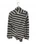Vivienne Westwood (ヴィヴィアンウエストウッド) アシメボーダーシャツ グレー サイズ:Ｍ：9000円