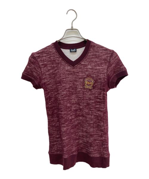 DOLCE & GABBANA（ドルチェ＆ガッバーナ）DOLCE & GABBANA (ドルチェ＆ガッバーナ) 半袖Tシャツ レッド サイズ:Ｓの古着・服飾アイテム