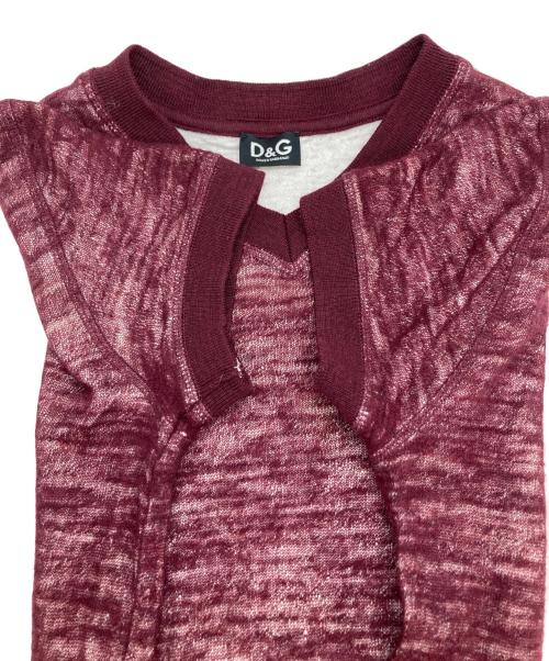 DOLCE & GABBANA（ドルチェ＆ガッバーナ）DOLCE & GABBANA (ドルチェ＆ガッバーナ) 半袖Tシャツ レッド サイズ:Ｓの古着・服飾アイテム