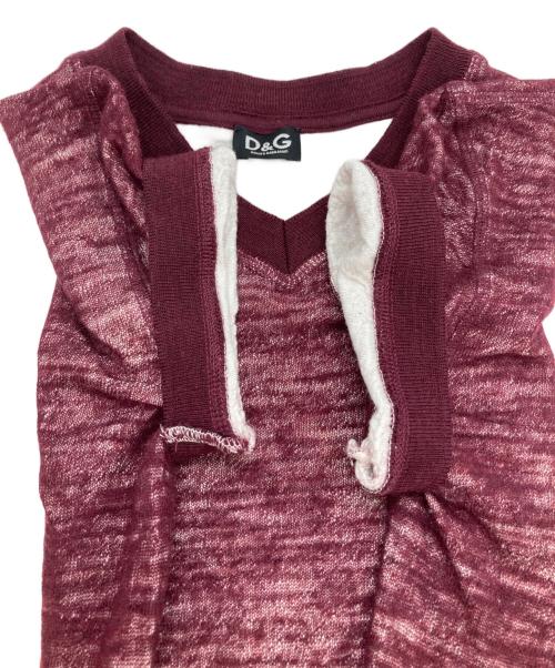 DOLCE & GABBANA（ドルチェ＆ガッバーナ）DOLCE & GABBANA (ドルチェ＆ガッバーナ) 半袖Tシャツ レッド サイズ:Ｓの古着・服飾アイテム