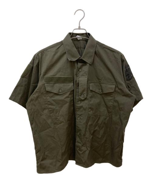 MILITARY（ミリタリー）MILITARY (ミリタリー) 半袖シャツ オリーブ サイズ:43の古着・服飾アイテム