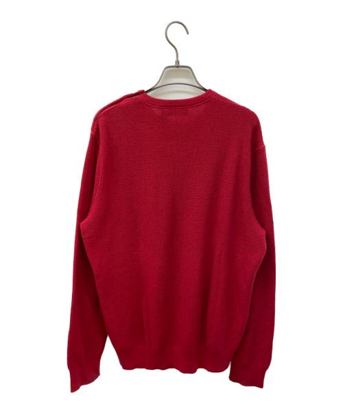 RALPH LAUREN Purple Label（ラルフ ローレン パープル レーベル）RALPH LAUREN Purple Label (ラルフ ローレン パープル レーベル) コットンニット レッド サイズ:Ⅼの古着・服飾アイテム