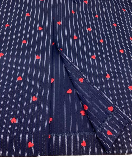FRAY ID（フレイ アイディー）FRAY ID (フレイ アイディー) ハートエンブロイダリーワンピース ネイビー サイズ:Ｓの古着・服飾アイテム