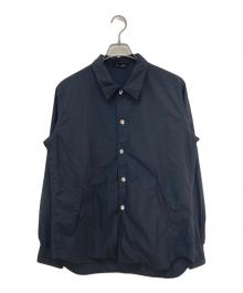 COMME des GARCONS HOMME DEUX（コムデギャルソン オム ドゥ）の古着「L/Sスナップシャツ」｜ブラック