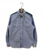 eYe COMME des GARCONS JUNYAWATANABE MANアイ コム デ ギャルソン ジュンヤ ワタナベ マン）の古着「デニム切替シャツ」｜ブルー