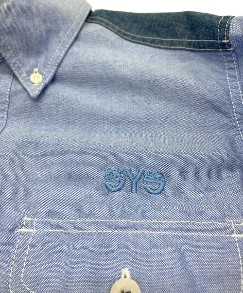 eYe COMME des GARCONS JUNYAWATANABE MAN（アイ コム デ ギャルソン ジュンヤ ワタナベ マン）eYe COMME des GARCONS JUNYAWATANABE MAN (アイ コム デ ギャルソン ジュンヤ ワタナベ マン) デニム切替シャツ ブルー サイズ:XSの古着・服飾アイテム