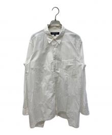 COMME des GARCONS HOMME DEUX（コムデギャルソン オム ドゥ）の古着「捻じれデザインシャツ」｜ホワイト