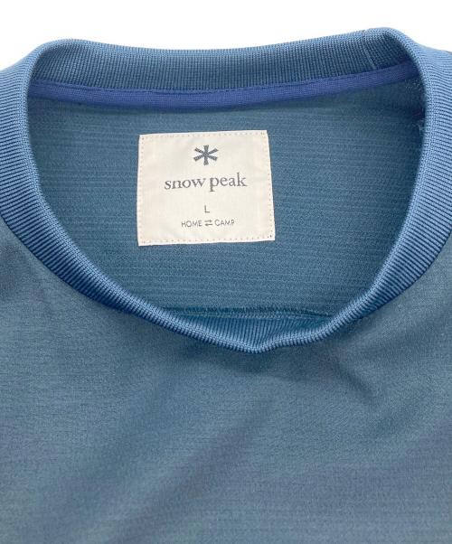 Snow peak（スノーピーク）snow peak (スノーピーク) ポケ付スウェット グレー サイズ:Lの古着・服飾アイテム