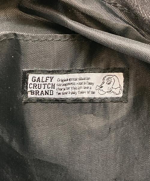 GALFY（ガルフィー）GALFY (ガルフィー) デニムメッセンジャーバッグ ブラックの古着・服飾アイテム