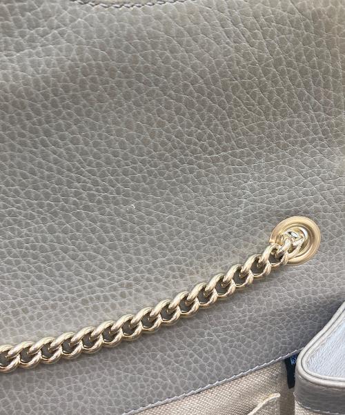 GUCCI（グッチ）GUCCI (グッチ) インターロッキングG/ショルダーバッグ グレーの古着・服飾アイテム