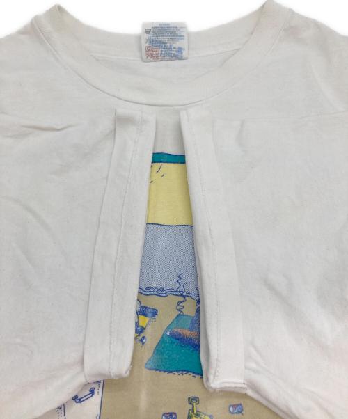 Hanes（ヘインズ）Hanes (ヘインズ) プリントTシャツ ホワイト サイズ:XLの古着・服飾アイテム
