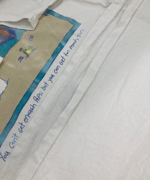 Hanes（ヘインズ）Hanes (ヘインズ) プリントTシャツ ホワイト サイズ:XLの古着・服飾アイテム