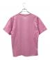 A BATHING APE (アベイシングエイプ) ホログラムロゴTシャツ ピンク サイズ:L：6000円