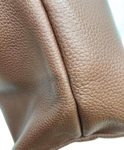 LONGCHAMP（ロンシャン）LONGCHAMP (ロンシャン) ル・プリアージュ/レザーハンドバッグ ブラウン サイズ:-の古着・服飾アイテム