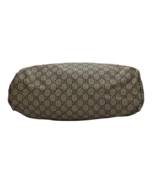 GUCCI（グッチ）GUCCI (グッチ) GGスプリームPVCトートバッグ ベージュの古着・服飾アイテム