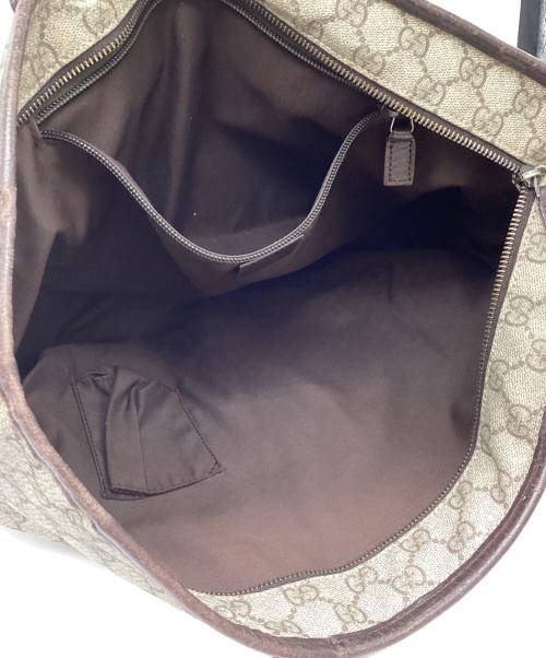 GUCCI（グッチ）GUCCI (グッチ) GGスプリームPVCトートバッグ ベージュの古着・服飾アイテム