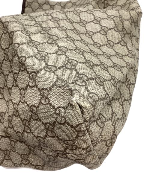 GUCCI（グッチ）GUCCI (グッチ) GGスプリームPVCトートバッグ ベージュの古着・服飾アイテム