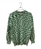 Acne studiosアクネ ストゥディオズ）の古着「Space Dye Sweater/ロールネックニット」｜グリーン