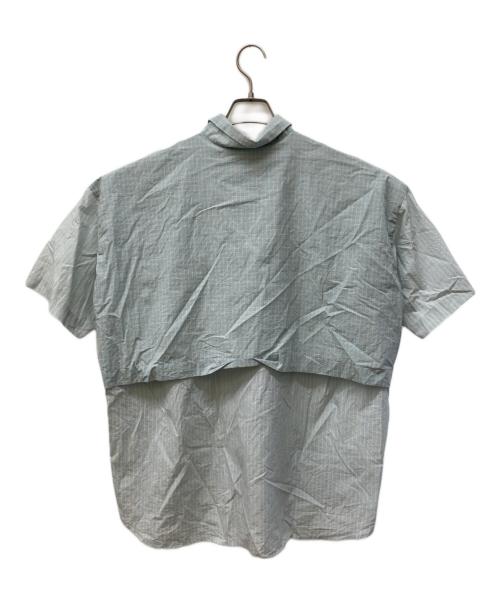 Dulcamara（ドゥルカマラ）Dulcamara (ドゥルカマラ) ショートスリーブトレンチシャツ ミントの古着・服飾アイテム