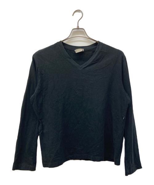 agnes b homme（アニエスベーオム）agnes b homme (アニエスベーオム) Vネックカットソー ブラック サイズ:3の古着・服飾アイテム