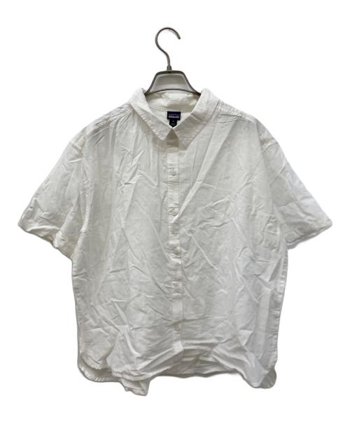 Patagonia（パタゴニア）Patagonia (パタゴニア) ウィメンズ・ライトウェイト・A/Cシャツ ホワイト サイズ:Ｍの古着・服飾アイテム