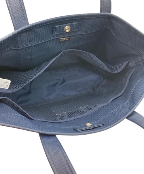 PORTER（ポーター）PORTER (ポーター) BOYFRIEND TOTE CHAMBRAY (M)/トートバッグ グレー×ネイビーの古着・服飾アイテム