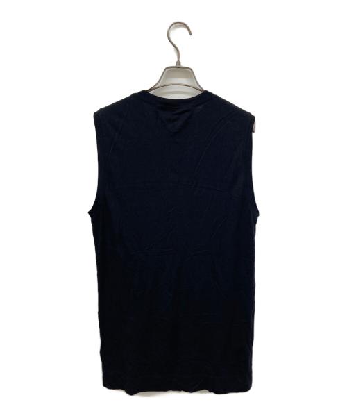 HELMUT LANG（ヘルムートラング）HELMUT LANG (ヘルムートラング) メッシュ切替ノースリーブカットソー ブラック サイズ:Sの古着・服飾アイテム