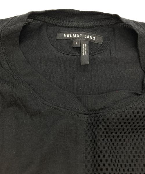 HELMUT LANG（ヘルムートラング）HELMUT LANG (ヘルムートラング) メッシュ切替ノースリーブカットソー ブラック サイズ:Sの古着・服飾アイテム