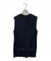 HELMUT LANG（ヘルムートラング）の古着「メッシュ切替ノースリーブカットソー」｜ブラック