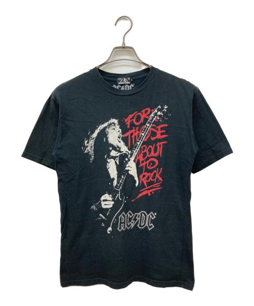 Hysteric Glamour（ヒステリックグラマー）Hysteric Glamour (ヒステリックグラマー) AC/DC (エーシー・ディーシー) プリントTシャツ ブラック サイズ:Ｓの古着・服飾アイテム