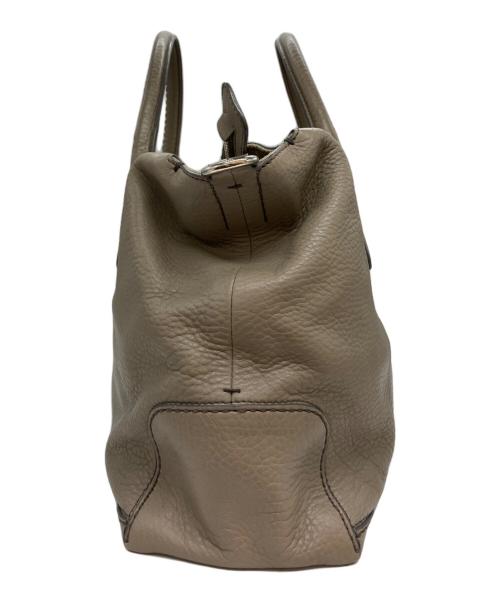 HIROFU（ヒロフ）HIROFU (ヒロフ) レザートートバッグ グレー サイズ:‐の古着・服飾アイテム