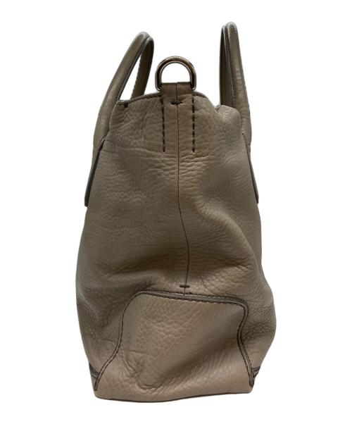 HIROFU（ヒロフ）HIROFU (ヒロフ) レザートートバッグ グレー サイズ:‐の古着・服飾アイテム