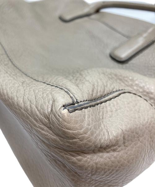 HIROFU（ヒロフ）HIROFU (ヒロフ) レザートートバッグ グレー サイズ:‐の古着・服飾アイテム