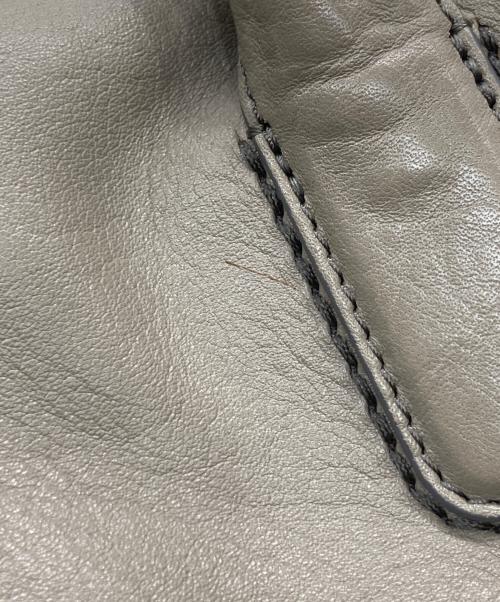 HIROFU（ヒロフ）HIROFU (ヒロフ) レザートートバッグ グレー サイズ:‐の古着・服飾アイテム