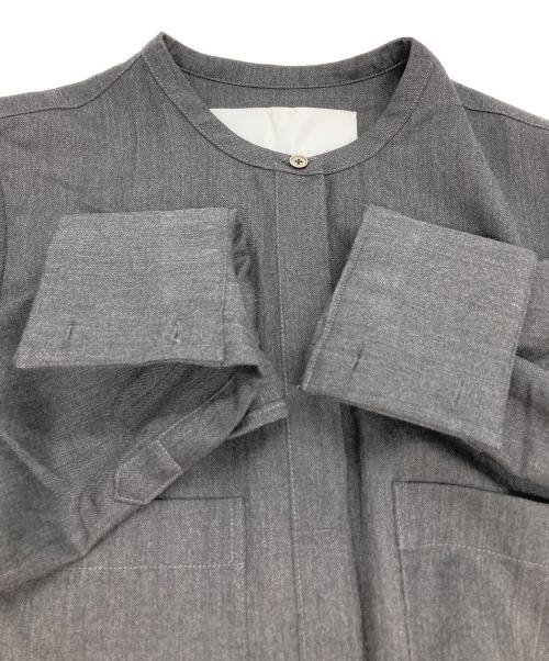 ticca（ティッカ）ticca (ティッカ) プルオーバーシャツワンピース グレー サイズ:Freeの古着・服飾アイテム