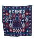 HERMES (エルメス) カレ45 ケリーアンペルル/スカーフ ブルー サイズ:45：35000円