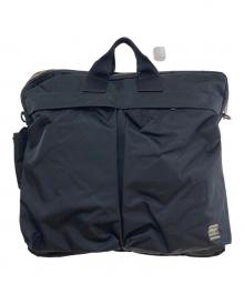 PORTER×foot the coacher（ポーター×フットザコーチャー）の古着「ヘルメットトートバッグ」｜ブラック